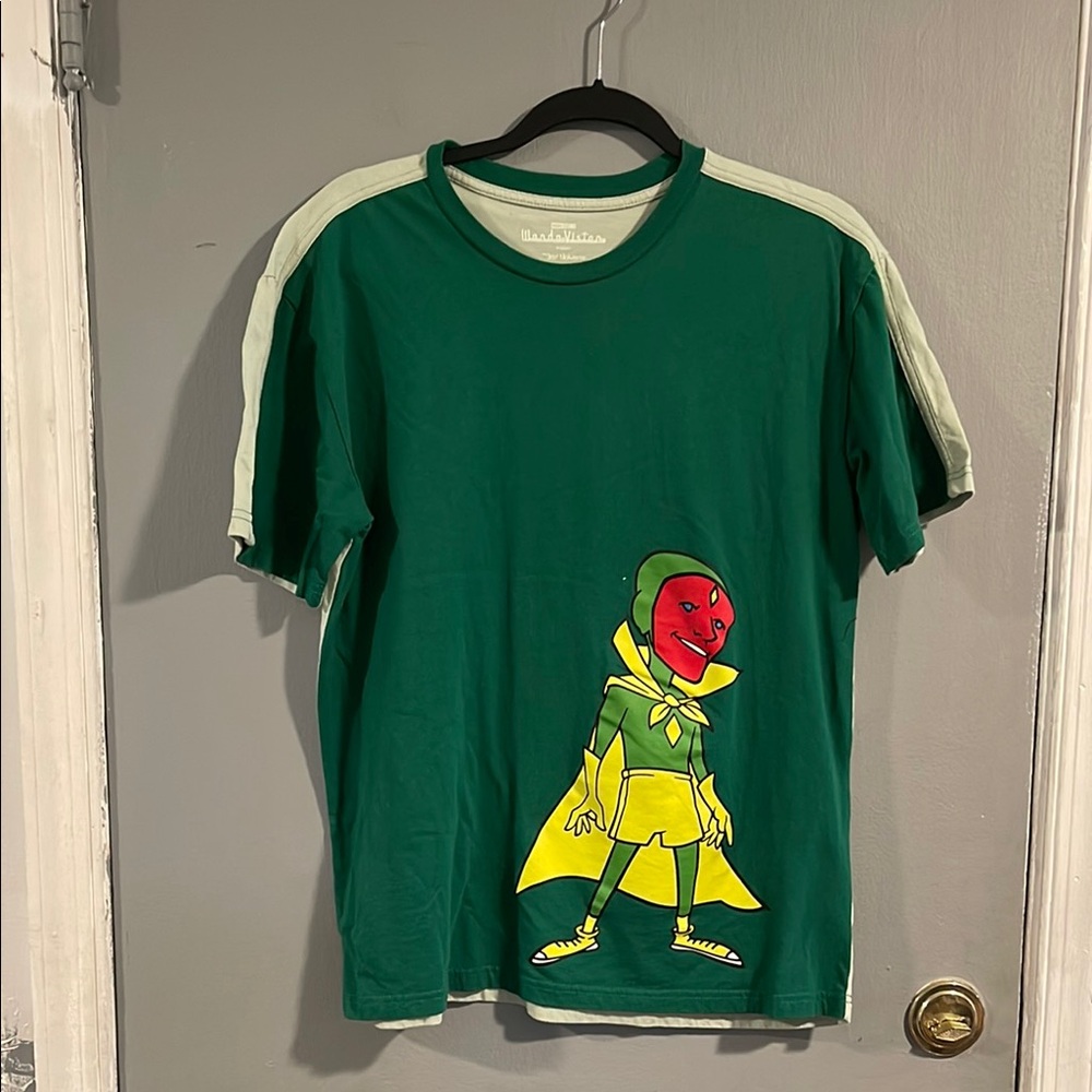 Marvel WandaVision Cartoon Contrast T-Shirt M